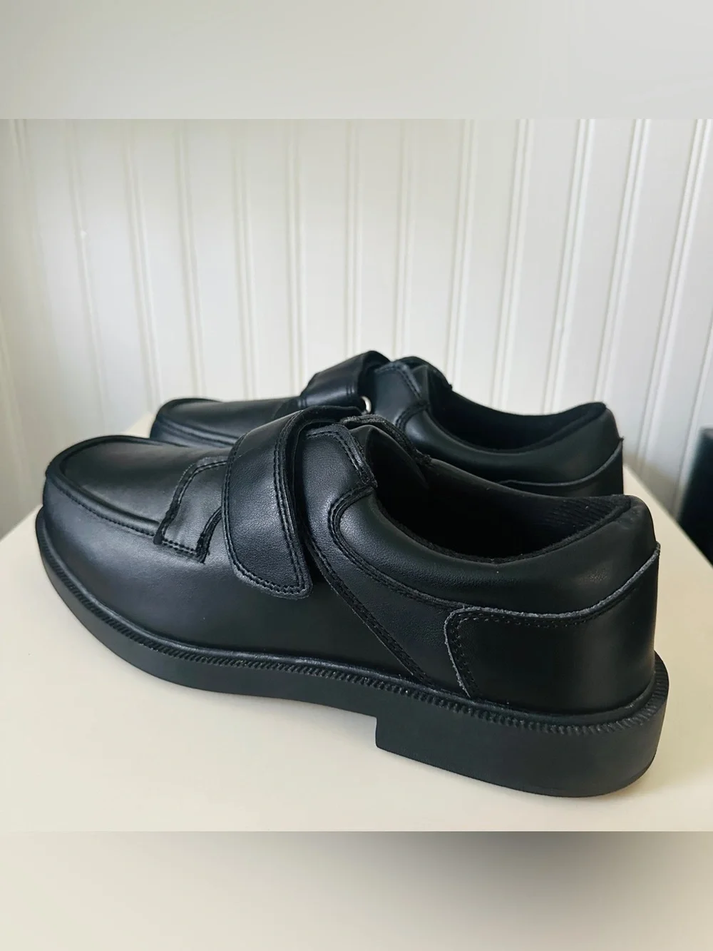 🔥Dr. Max Black Comfort Walking Shoes with Velcro Strap🖤